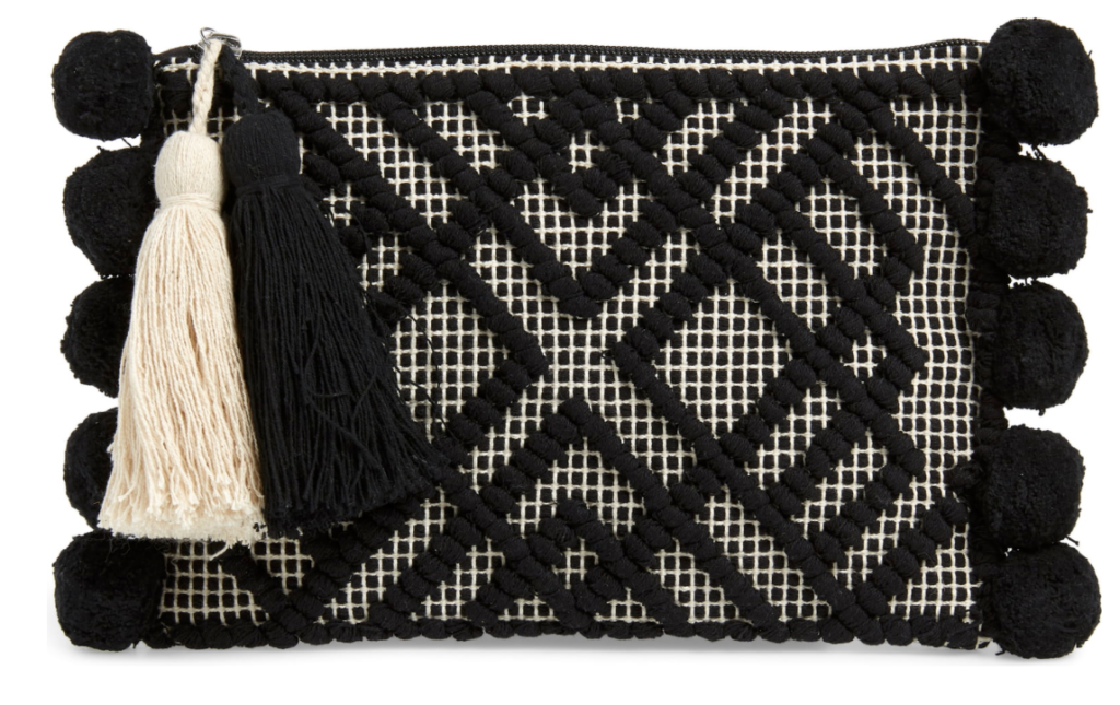 woven clutch