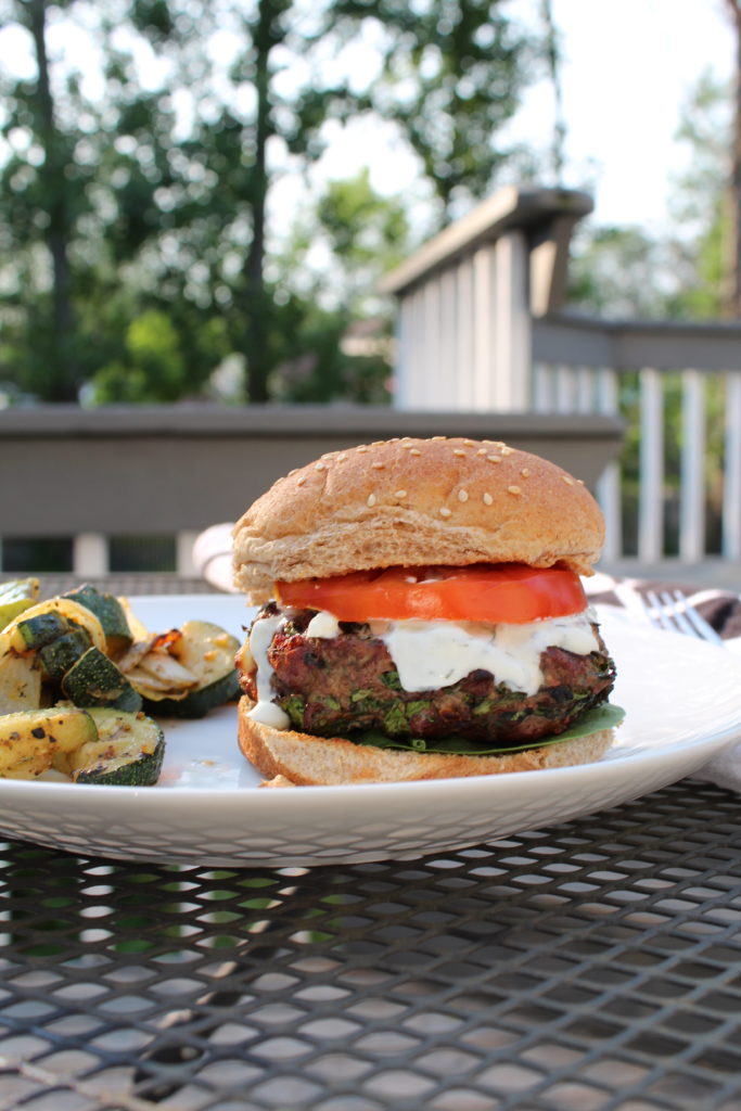 Summer Greek Burger