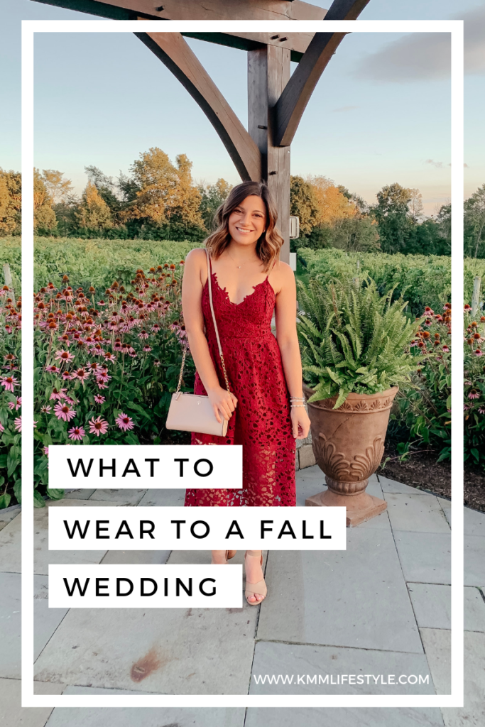 Fall wedding guest dress