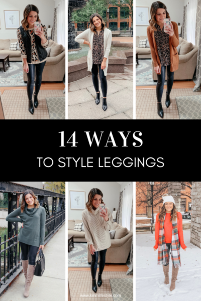 How to Style Leggings | 14 Ways - KMM Lifestyle