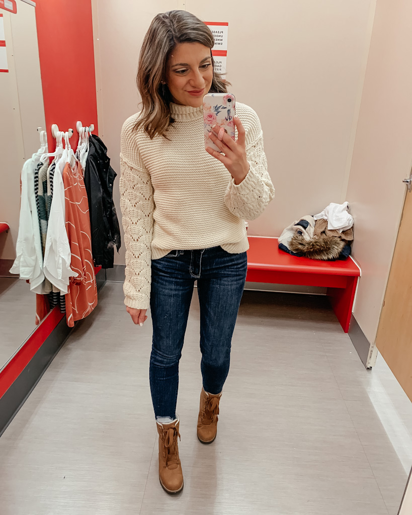 target mock neck sweater