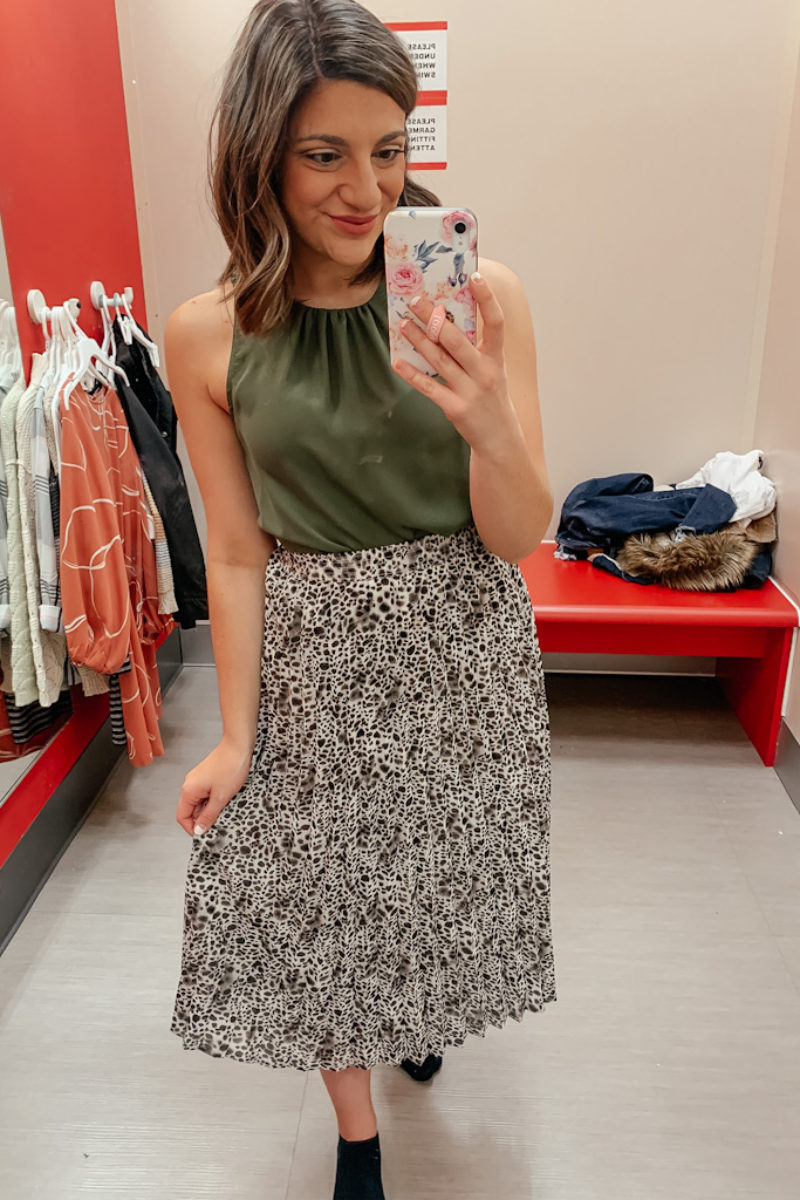 target midi skirt