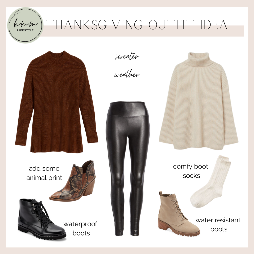 leggings thanksgiving outfit