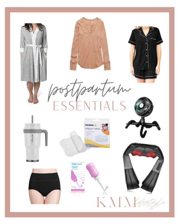 My Postpartum Essentials for Mom and Baby - KMM Lifestyle