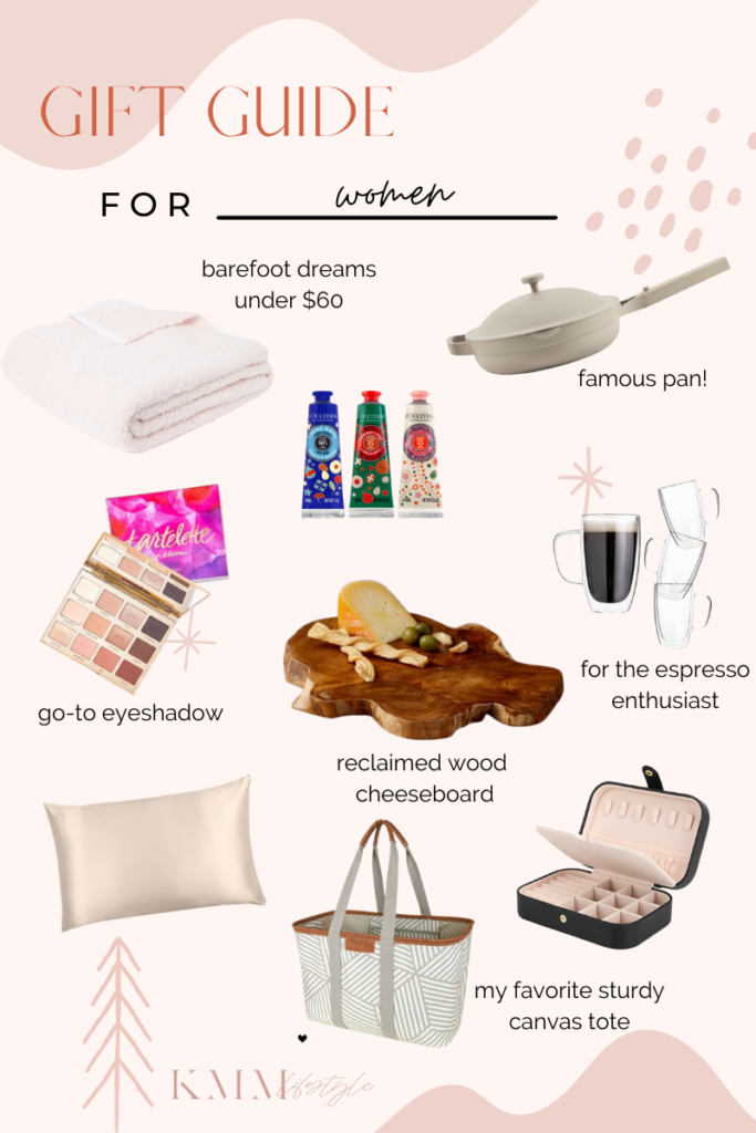 gift guide for women 2021 graphic