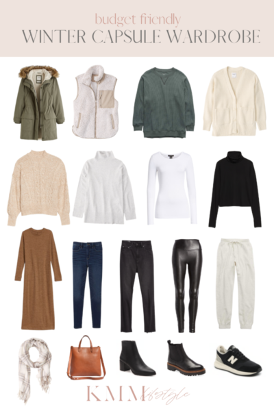 Budget Friendly Winter Capsule Wardrobe - KMM Lifestyle