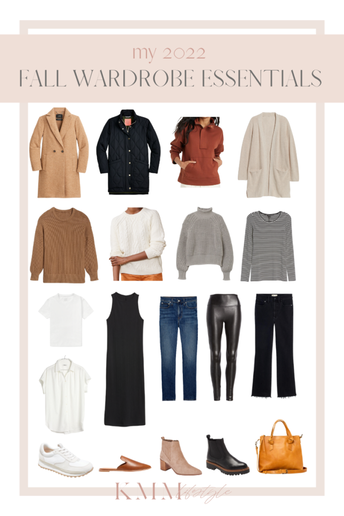 fall wardrobe essentials 2022