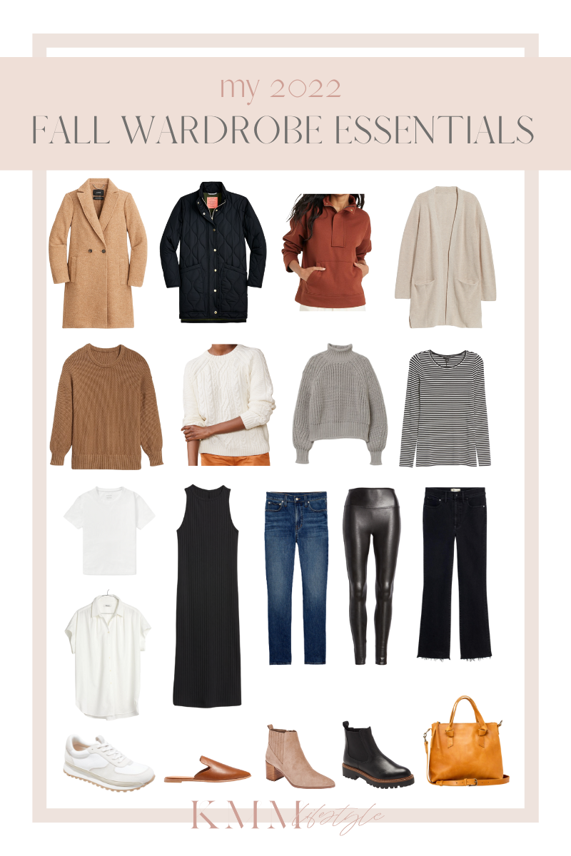 16 Fall Wardrobe Essentials and Closet Staples - Sunshine Style